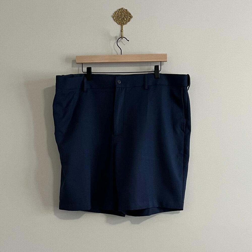 PGA Tour Navy Golf Shorts Men’s 42 Performance Flat Front Classic